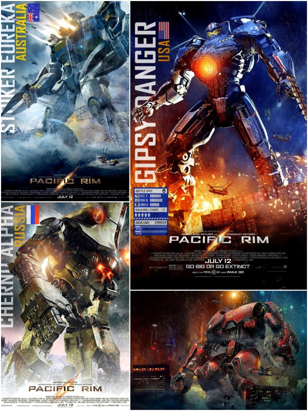 Pacific Rim Jaegers collage